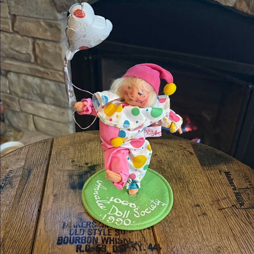 Vintage Clown For the Annalee Doll Society-1990